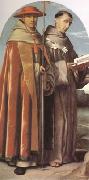 MORETTO da Brescia Bonaventure and Anthony of Padua (mk05) oil painting on canvas